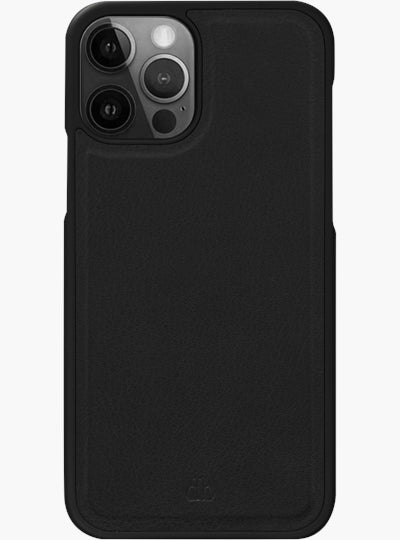 dbramante1928 Stockholm – Wallethülle – für Apple iPhone 12/12 Pro, 3 Kartenfächer, PU, schwarz