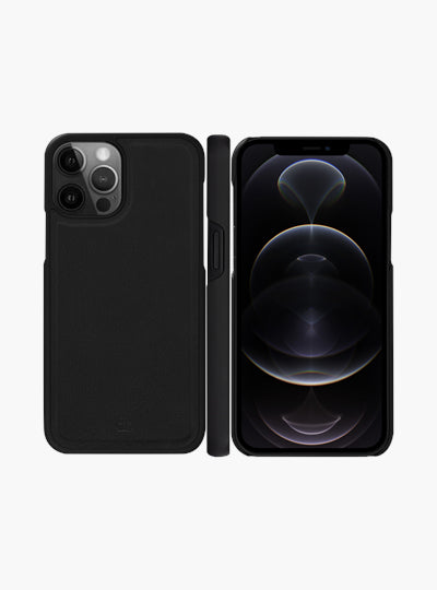 dbramante1928 Stockholm – Wallethülle – für Apple iPhone 12/12 Pro, 3 Kartenfächer, PU, schwarz