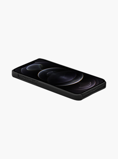 dbramante1928 Stockholm – Wallethülle – für Apple iPhone 12/12 Pro, 3 Kartenfächer, PU, schwarz