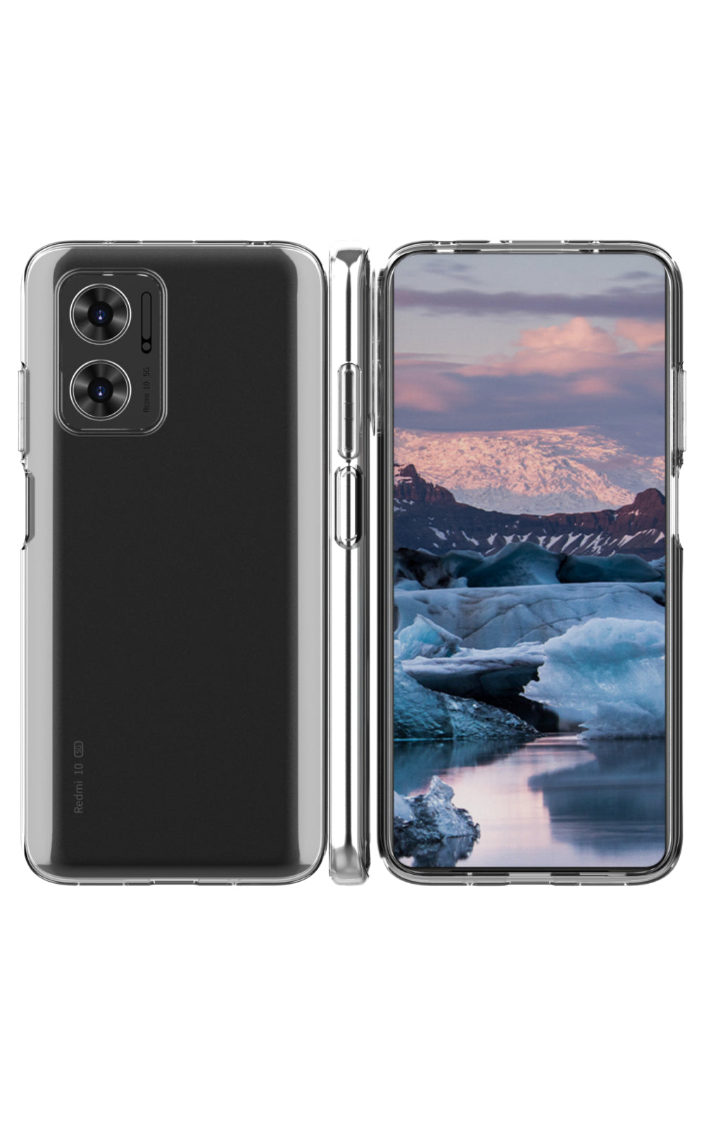 dbramante1928 Greenland – Backcover – für Xiaomi REDMI 10 5G, Recycling-Kunststoff, transparent