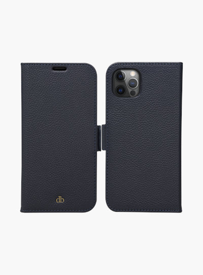 dbramante1928 New York Wallethülle – für Apple iPhone 12/12 Pro, 3 Kartenfächer, Pacific Blue