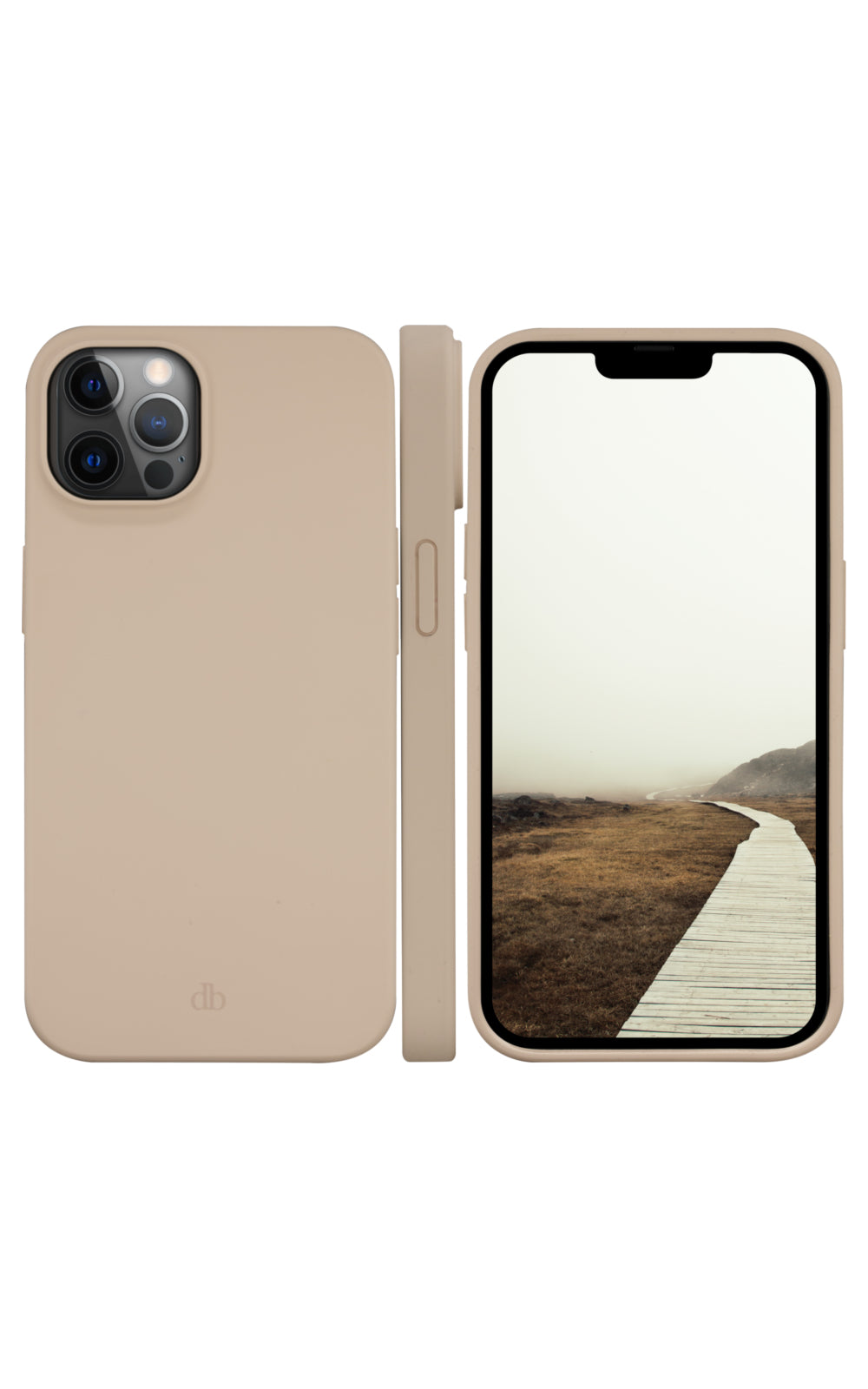 dbramante1928 Costa Rica Backcover – für iPhone 12/12 Pro, Recycling-Kunststoff, Sand