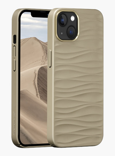 dbramante1928 Backcover – für Apple iPhone 13, Recycling-Kunststoff, beige, bis 1,2 m sturzsicher