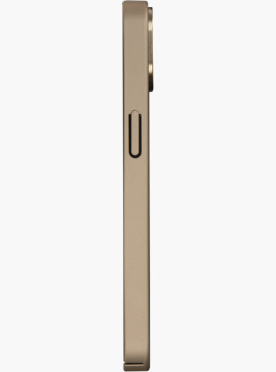 dbramante1928 Backcover – für Apple iPhone 13, Recycling-Kunststoff, beige, bis 1,2 m sturzsicher