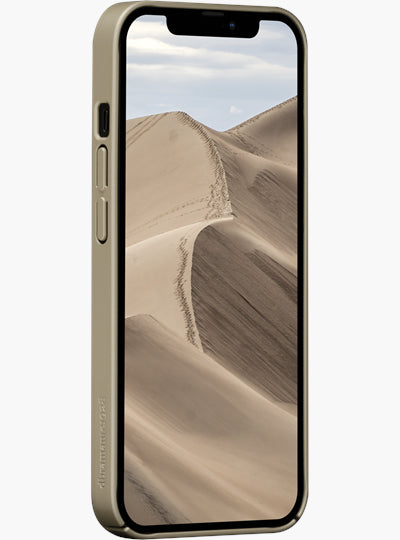 dbramante1928 Backcover – für Apple iPhone 13, Recycling-Kunststoff, beige, bis 1,2 m sturzsicher