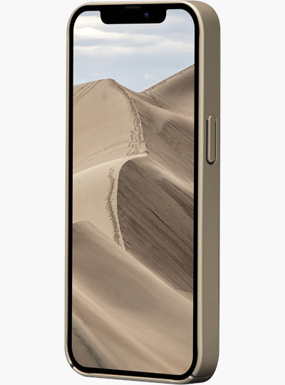 dbramante1928 Backcover – für Apple iPhone 13, Recycling-Kunststoff, beige, bis 1,2 m sturzsicher