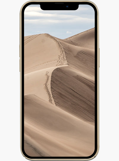 dbramante1928 Backcover – für Apple iPhone 13, Recycling-Kunststoff, beige, bis 1,2 m sturzsicher