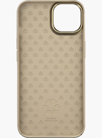 dbramante1928 Backcover – für Apple iPhone 13, Recycling-Kunststoff, beige, bis 1,2 m sturzsicher