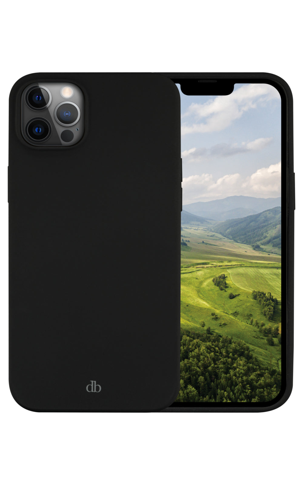 dbramante1928 Costa Rica – Backcover – für Apple iPhone 12/12 Pro, Schwarz, schlagfest, kratzresistent