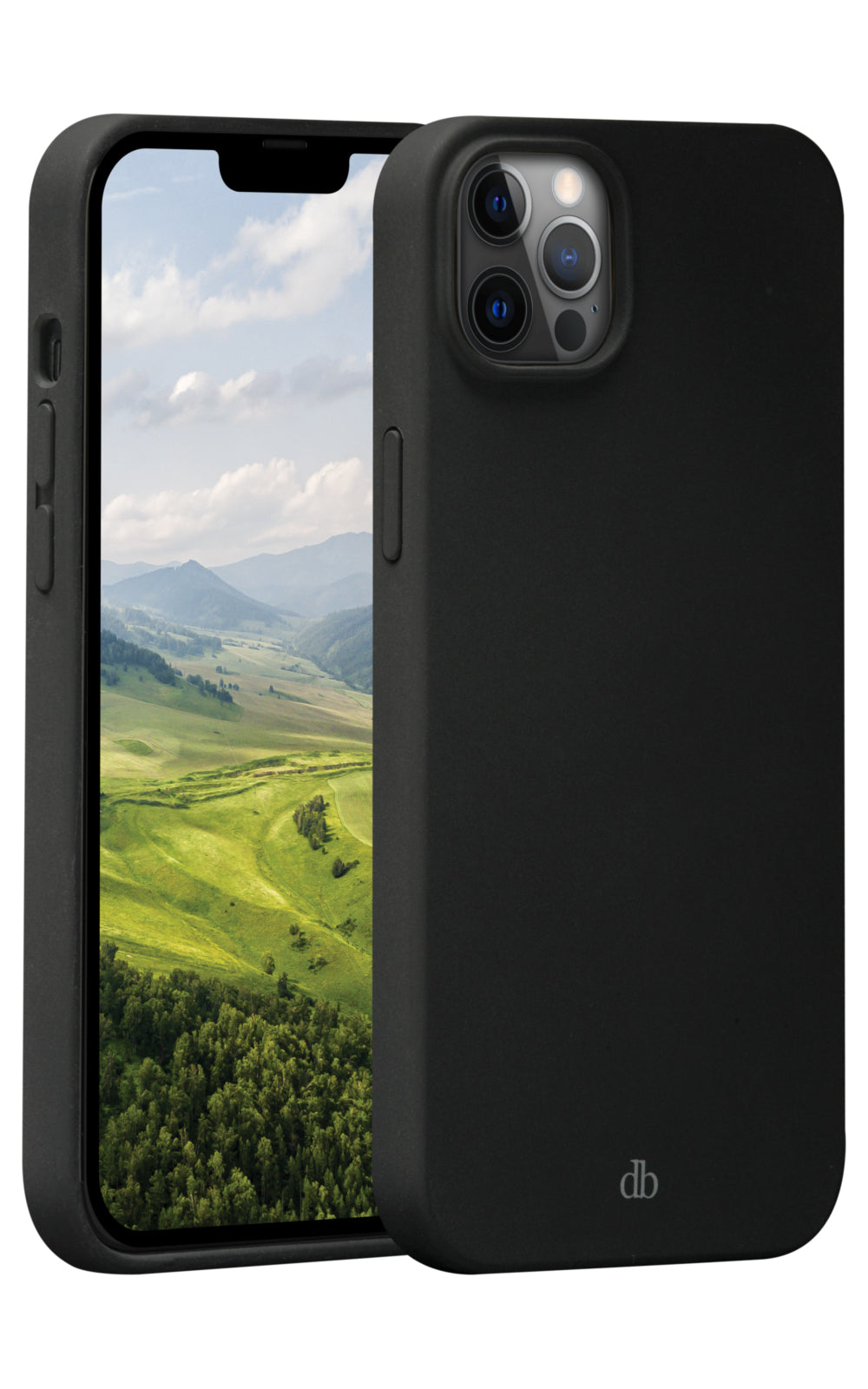 dbramante1928 Costa Rica – Backcover – für Apple iPhone 12/12 Pro, Schwarz, schlagfest, kratzresistent