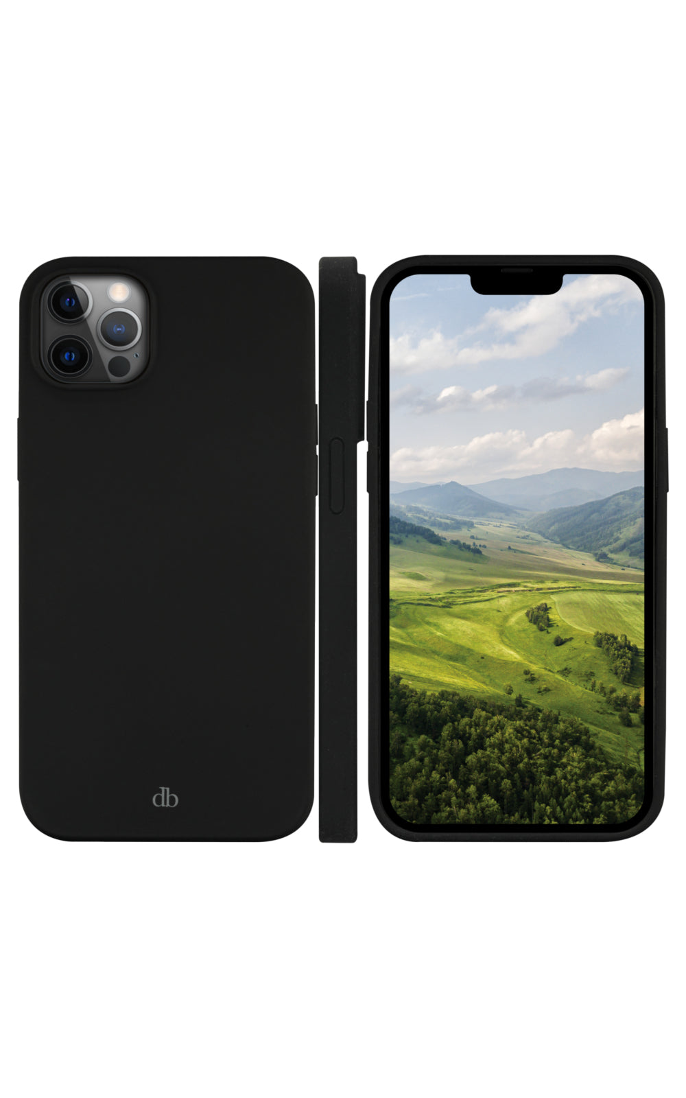dbramante1928 Costa Rica – Backcover – für Apple iPhone 12/12 Pro, Schwarz, schlagfest, kratzresistent