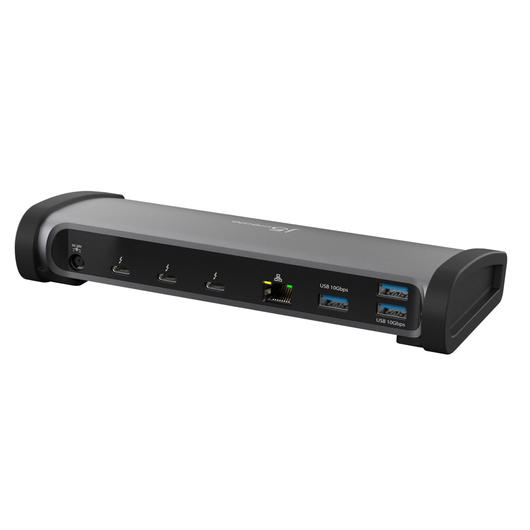 j5create JTD562-EN Dockingstation – Thunderbolt 4, 4× USB-A, 96 W PD, GbE, SD/microSD, 3,5 mm Audio, TB4 × 3