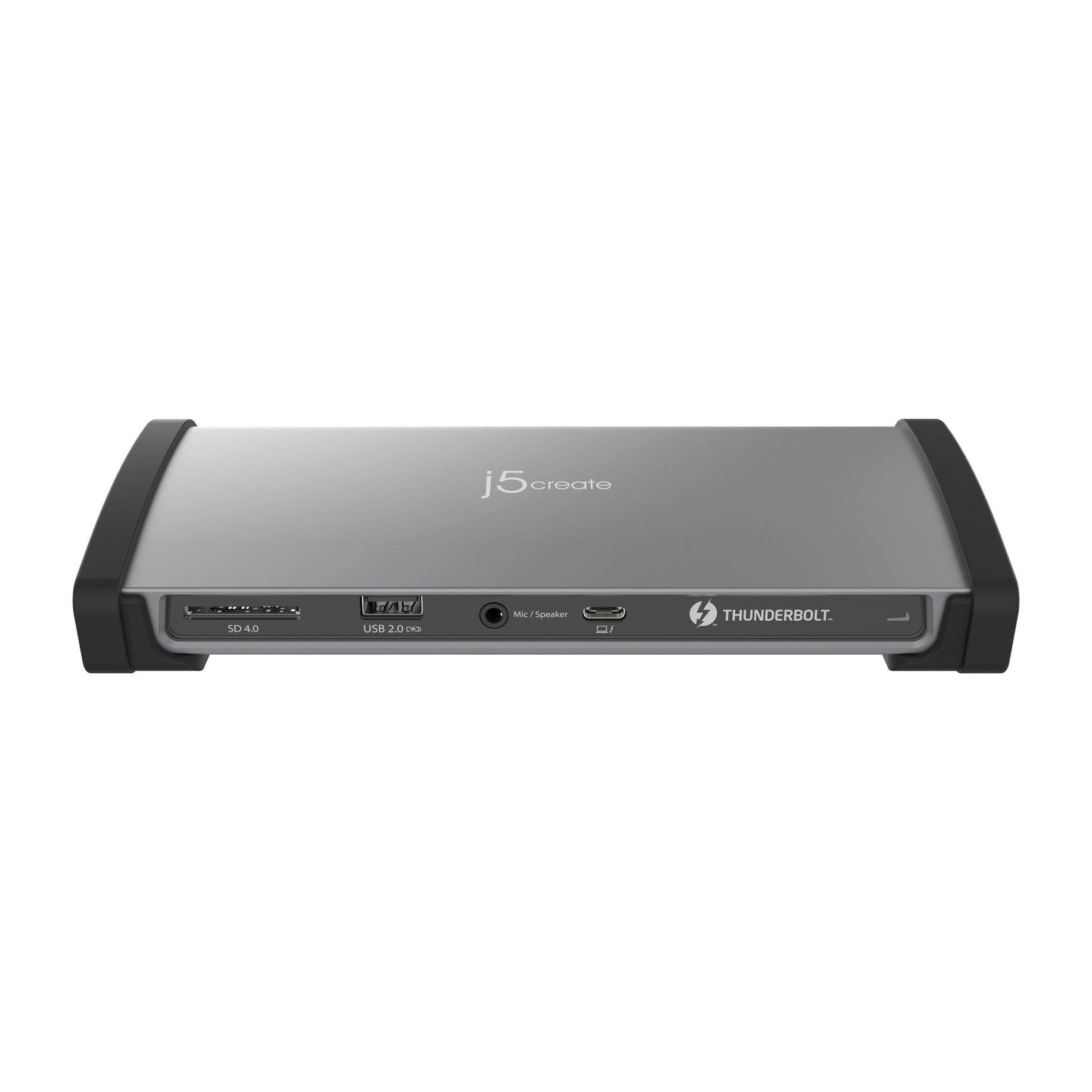 j5create JTD562-FN Dockingstation – Thunderbolt 4, 1× USB-A, 3× USB-C, 96 W PD, GbE, 3,5 mm Audio
