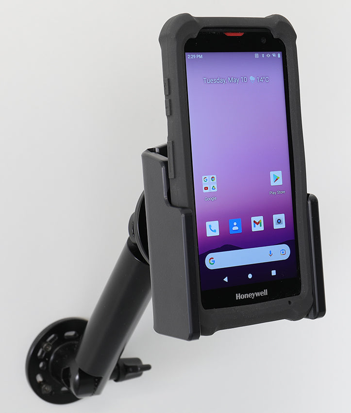 Brodit POS-Halterung, Schraubbefestigung, 360°/0–17°, für Honeywell EDA52, Schwarz