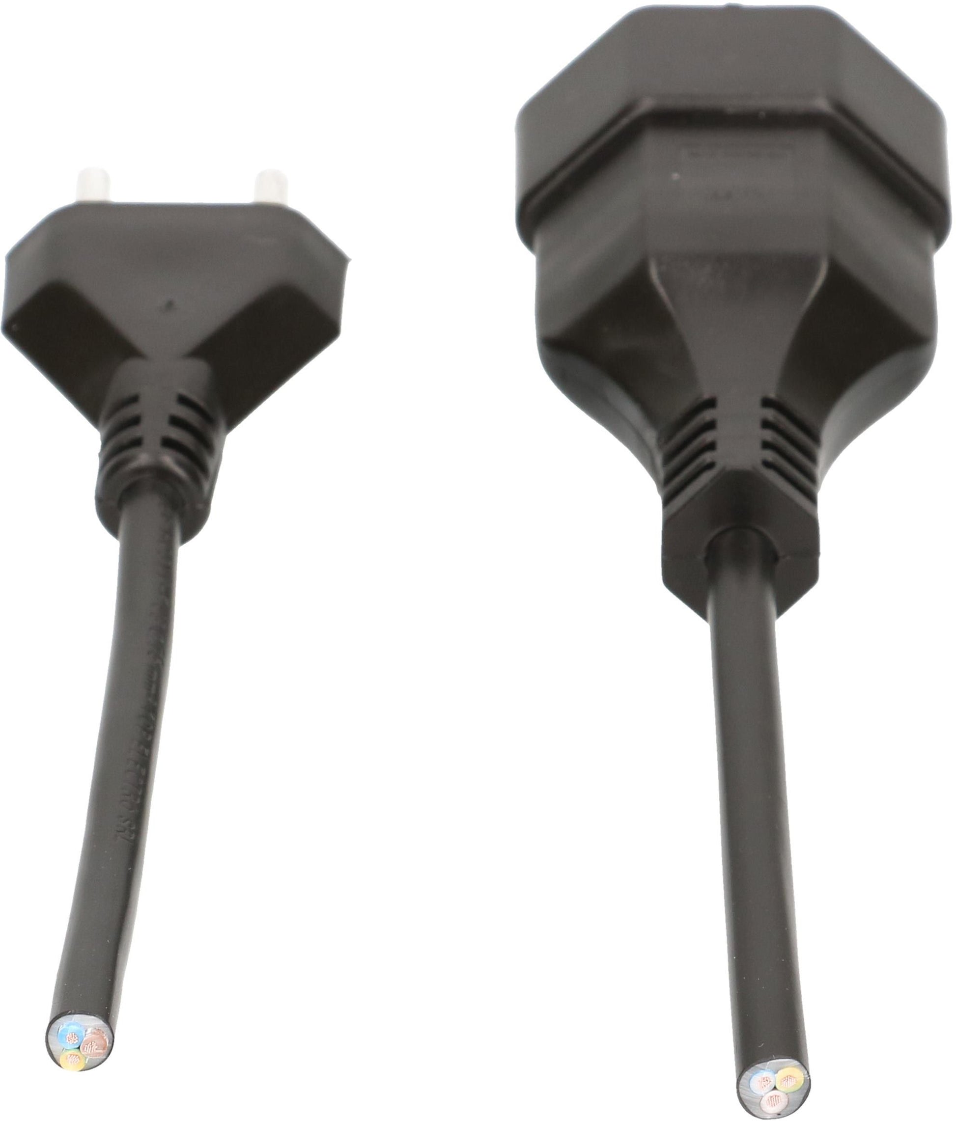 Max Hauri AG Max Hauri Verlängerungskabel – T13–T13, 0,25 m, 3×1 mm², schwarz