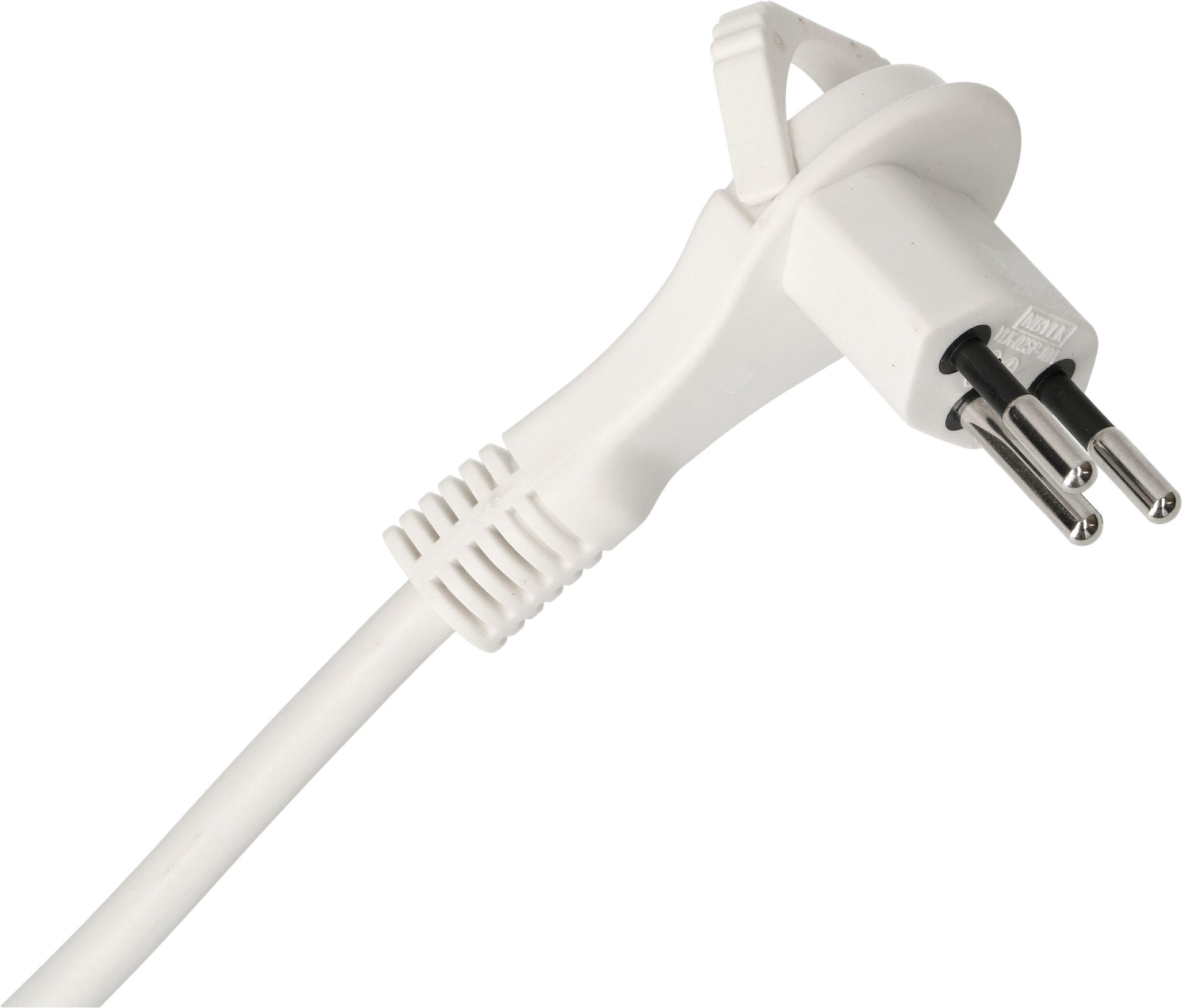 Max Hauri AG Max Hauri Verlängerungskabel, T12–T13, 1 m, 1 mm², Kinderschutz – Weiss