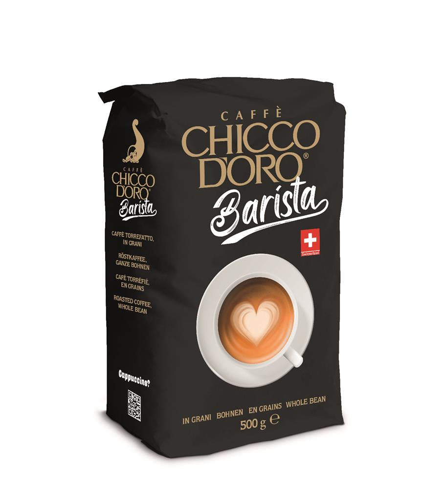 Chicco d'Oro Barista – Kaffeebohnen – Latte Macchiato, Arabica/Robusta, 500 g