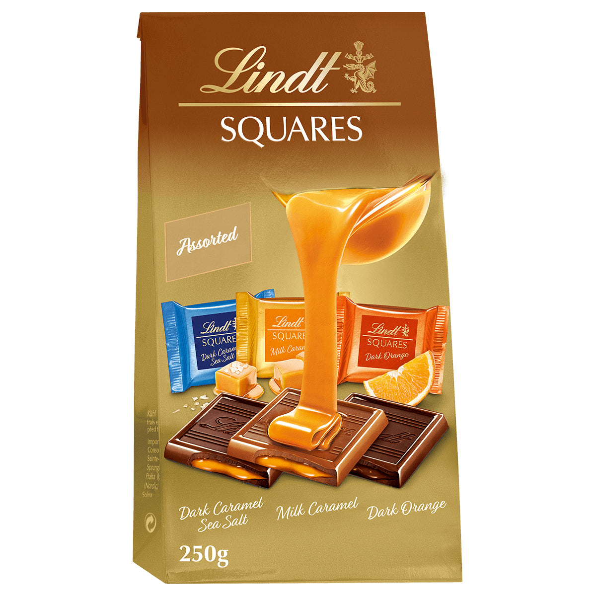 Lindt SQUARES Pralinés – Sortiert – 250 g
