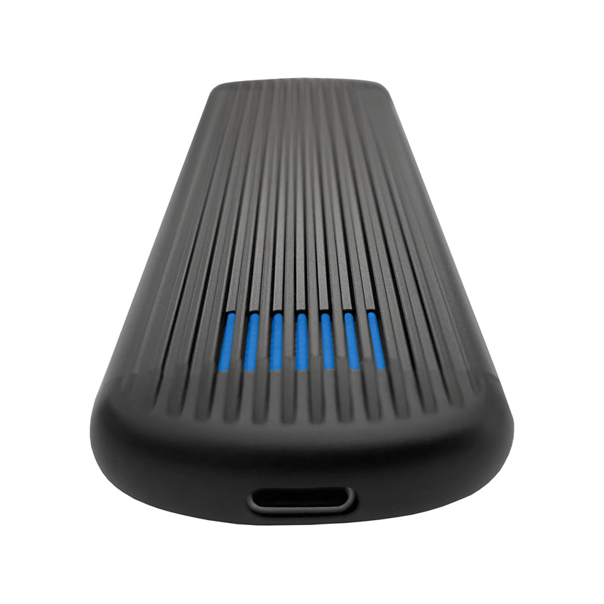 LC-Power LC-M2-C-NVME-2 – 1-Bay Desktop SSD-Gehäuse – NVMe M.2, USB 3,2 Gen 2 (10 Gbit/s), USB-C