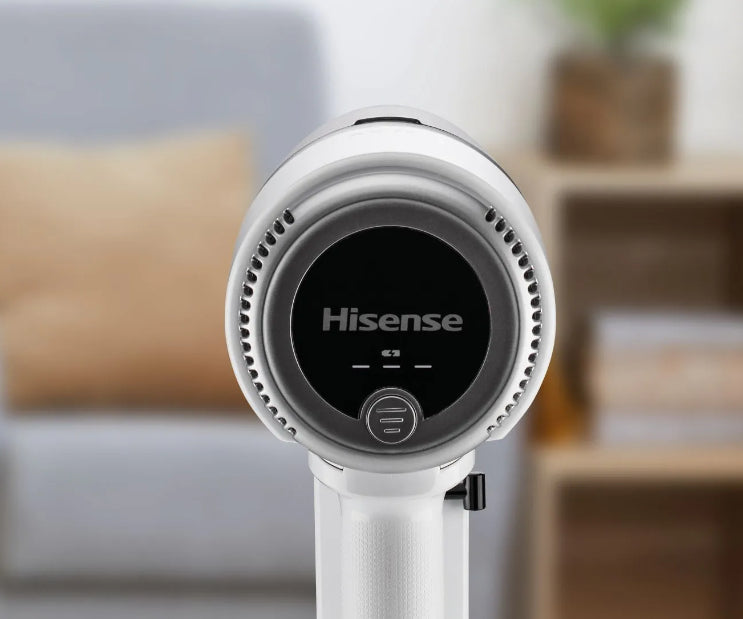 Hisense Kabelloser Staubsauger SHVC6134W, 2-in-1 – 35 Min., 30 AW, Behälter 0,5 l
