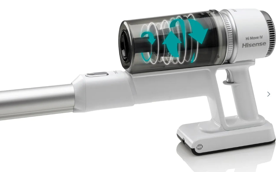 Hisense Kabelloser Staubsauger SHVC6134W, 2-in-1 – 35 Min., 30 AW, Behälter 0,5 l