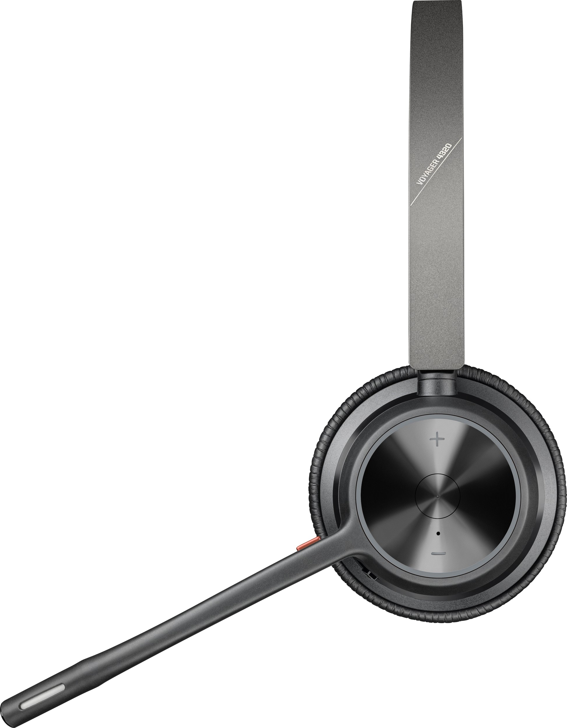 Poly Voyager 4320 – Duo Headset – Bluetooth, USB-C – Boom-Mikrofon (MEMS) – Schwarz – für PC/Mac – bis 24 h