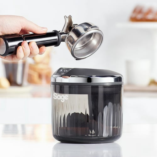 Sage Reinigungsbehälter Puck Sucker – Ø 5,8 cm, 12 Tassen, für Oracle und Dual Boiler, Kunststoff, Schwarz