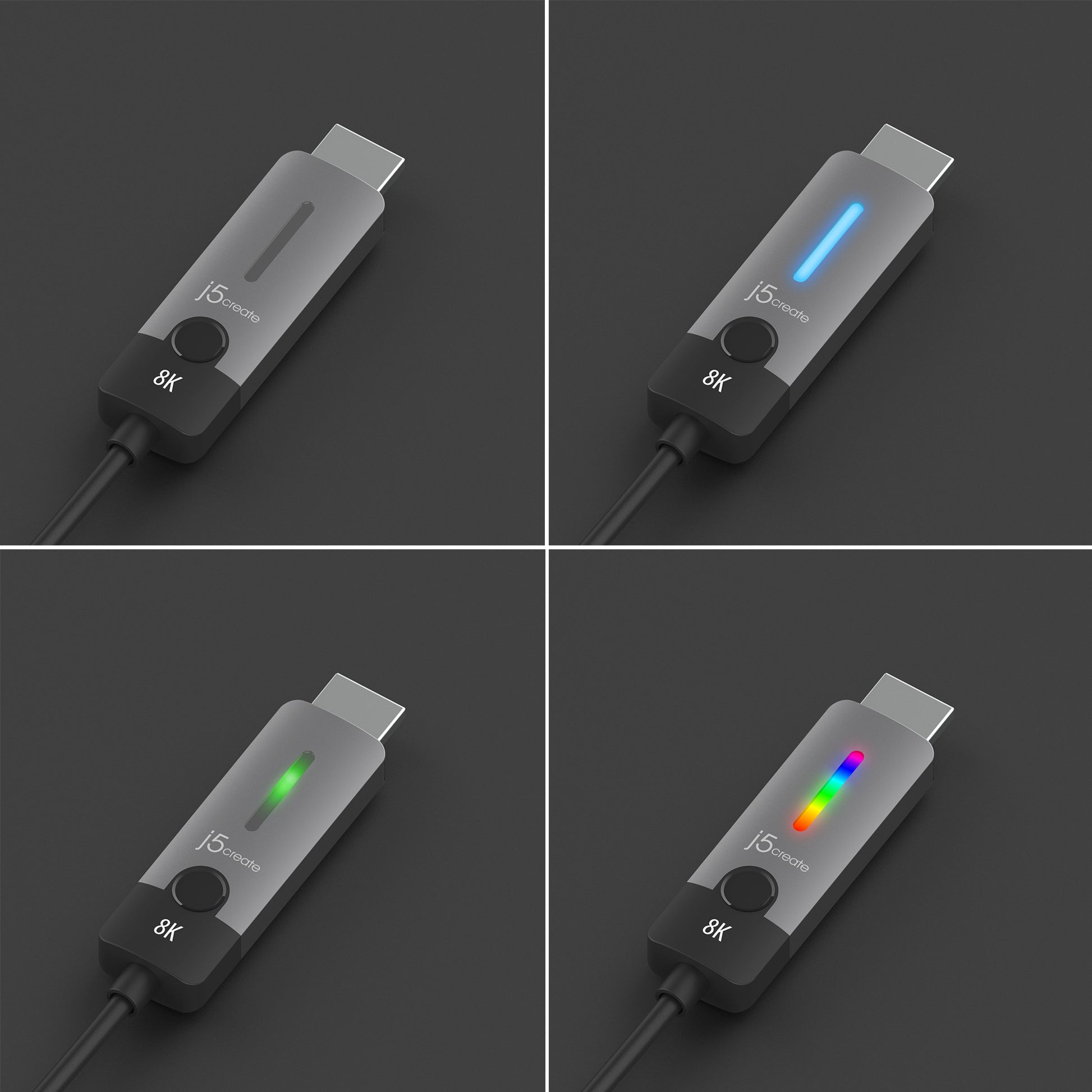 j5create USB-C auf HDMI Adapter, HDMI 2.1, 8K