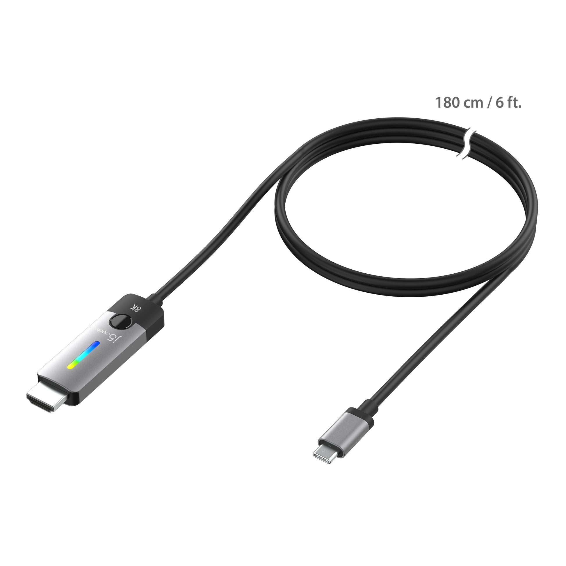 j5create USB-C auf HDMI Adapter, HDMI 2.1, 8K