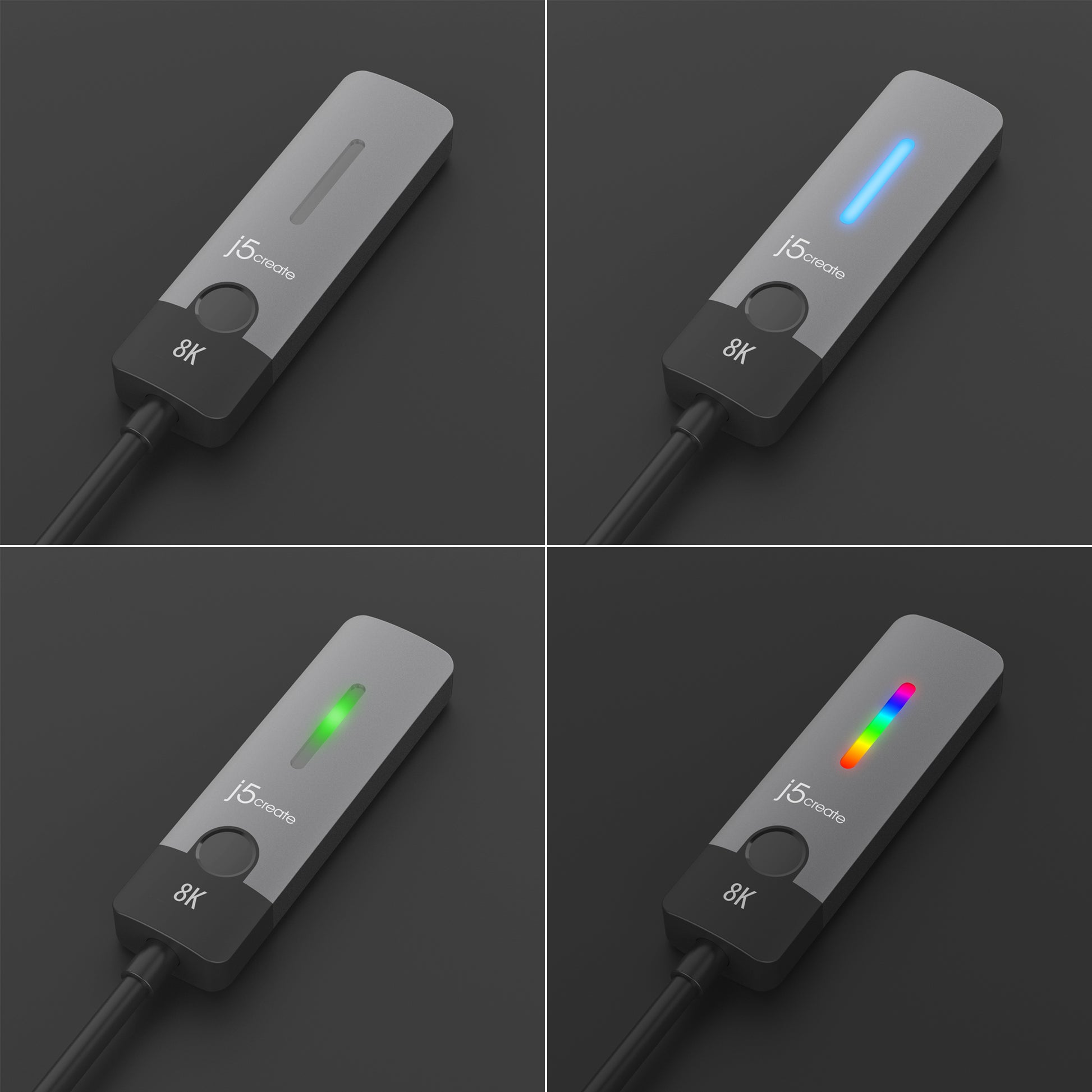 j5create USB-C auf HDMI Adapter, HDMI 2.1, 8K