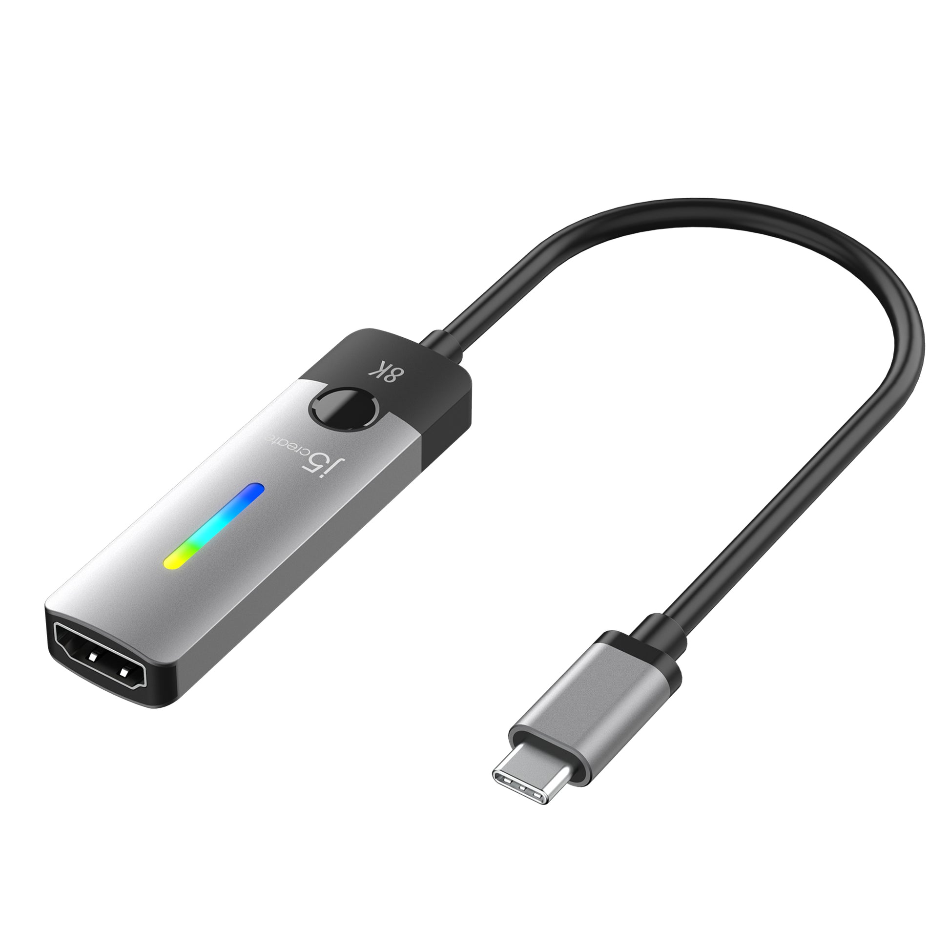 j5create USB-C auf HDMI Adapter, HDMI 2.1, 8K
