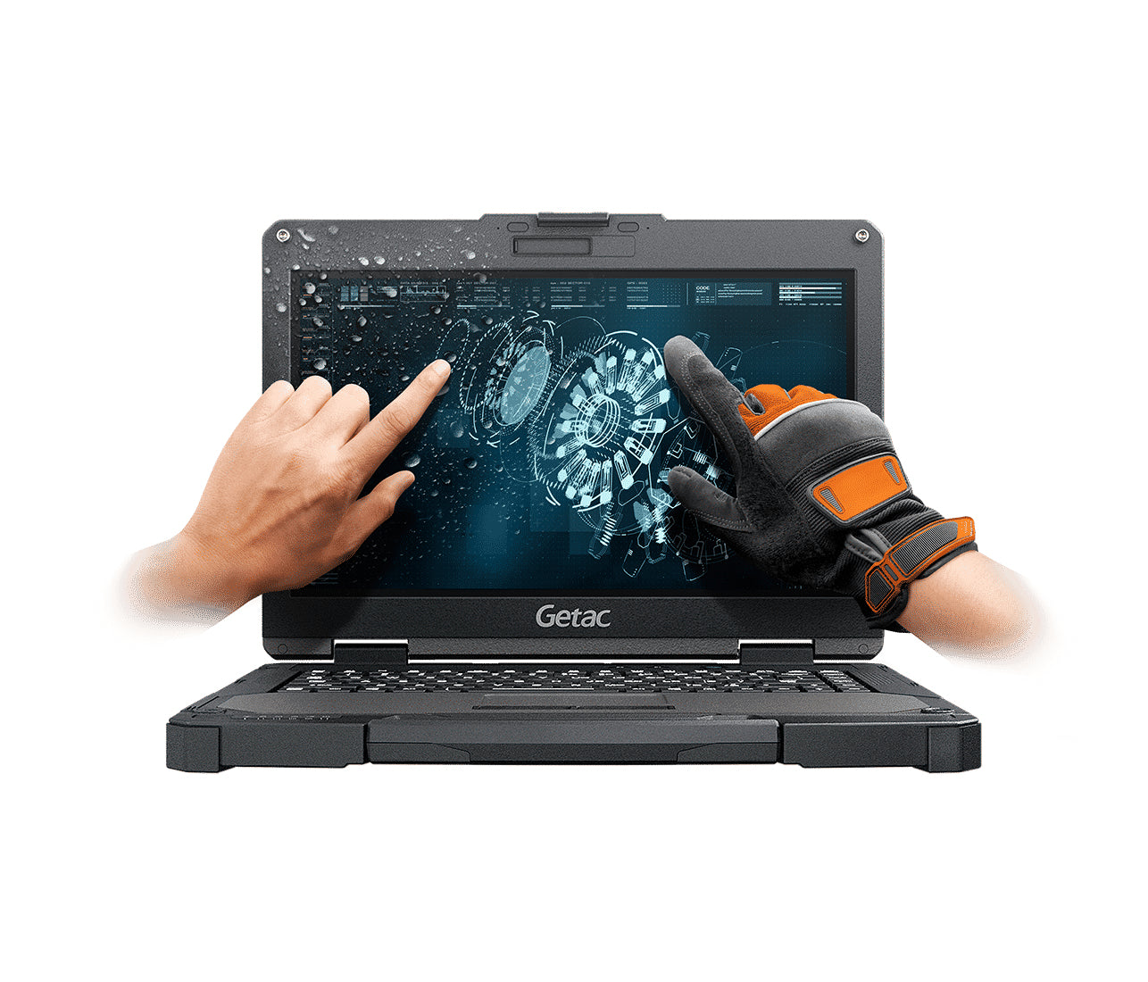 Getac B360 – 13,3" FHD Touch, Core i5-10210U, 16 GB, 512 GB SSD, Win 10 Pro