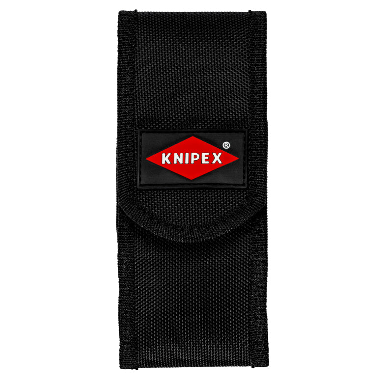 Knipex Gürteltasche – Schwarz, Polyester, B 75 × H 180 × T 55 mm, für zwei Zangen 45 mm