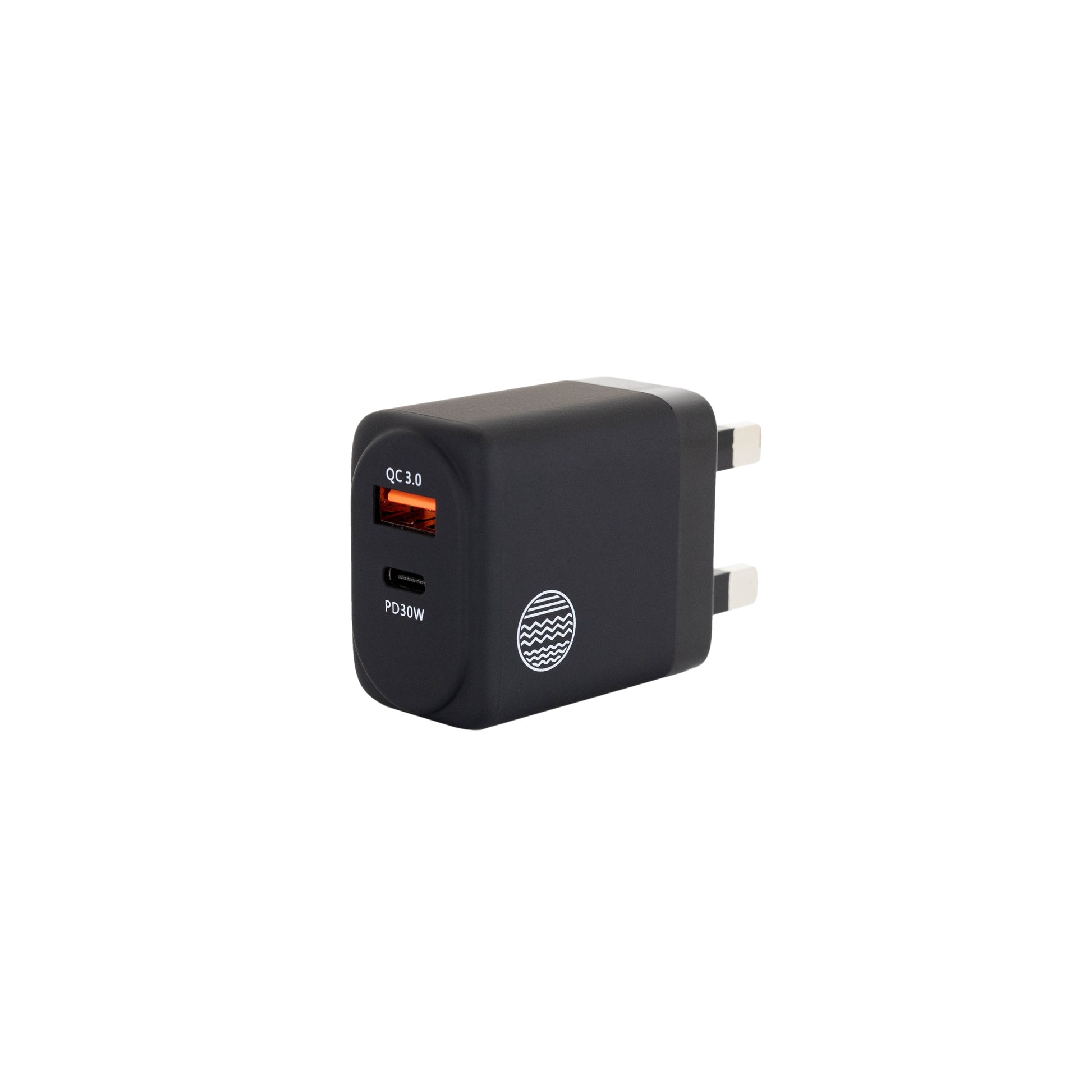 Our Pure Planet Netzteil (UK) – 30 W, 1× USB-C + 1× USB-A