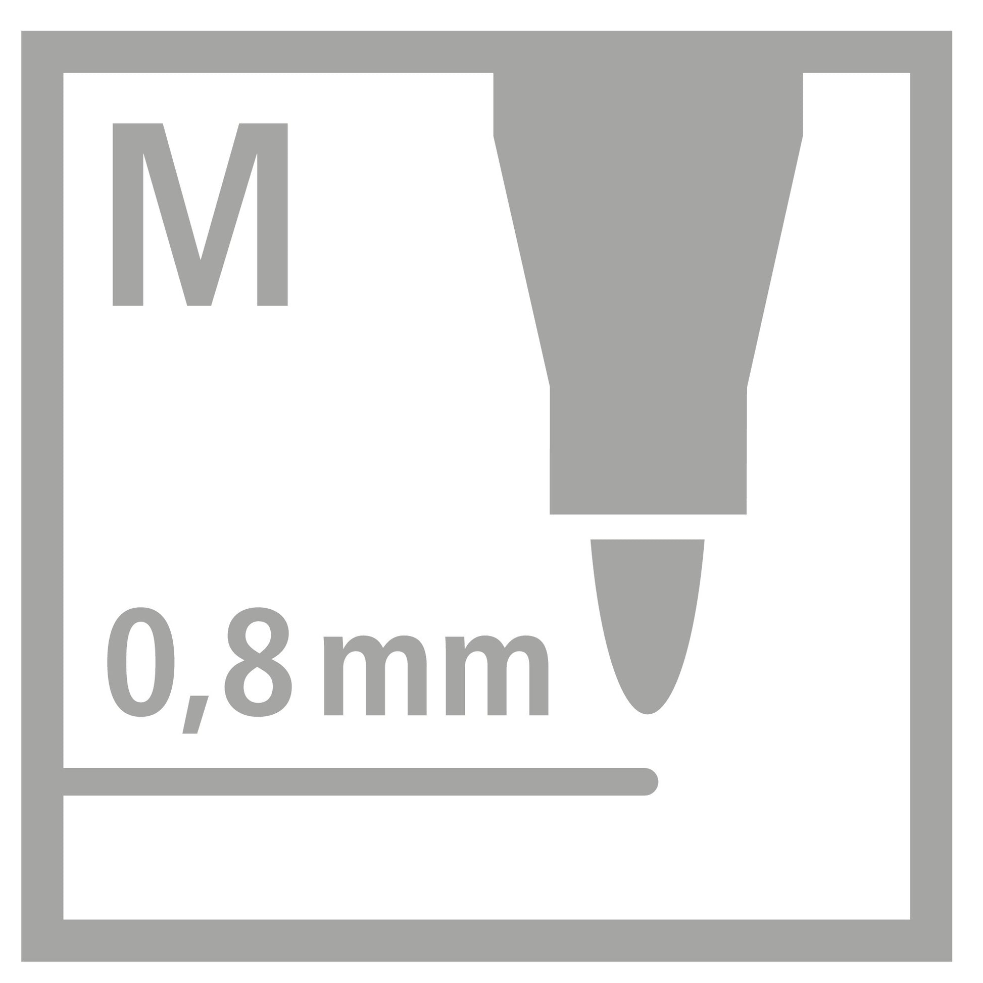 STABILO pointMax Fineliner – 0,8 mm, erdbeerrot, Cap-Off