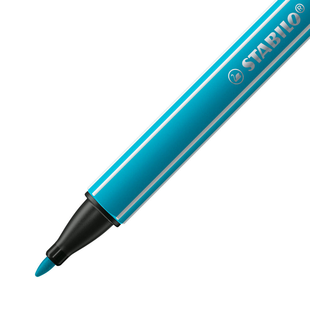 STABILO pointMax Fineliner – 0,8 mm, hellblau, Cap-Off