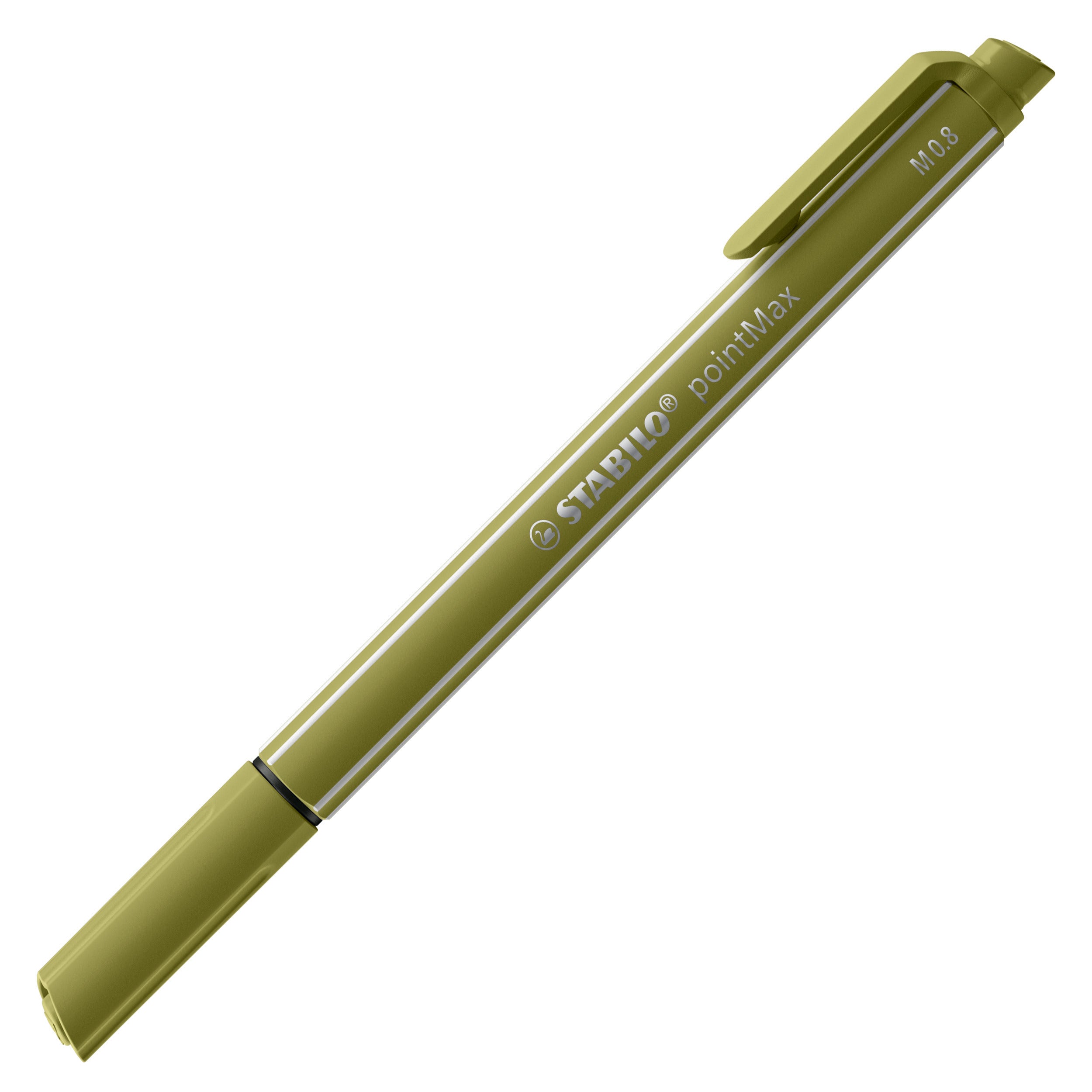 STABILO pointMax Fineliner – 0,8 mm, grün, Cap-Off
