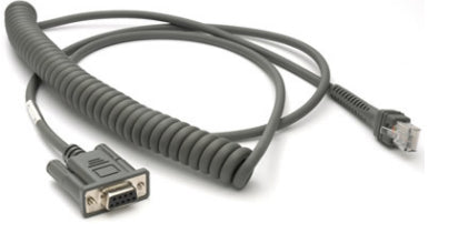 Zebra RS-232-Kabel – spiralförmig – für Fujitsu Team Pos – 6,1 m