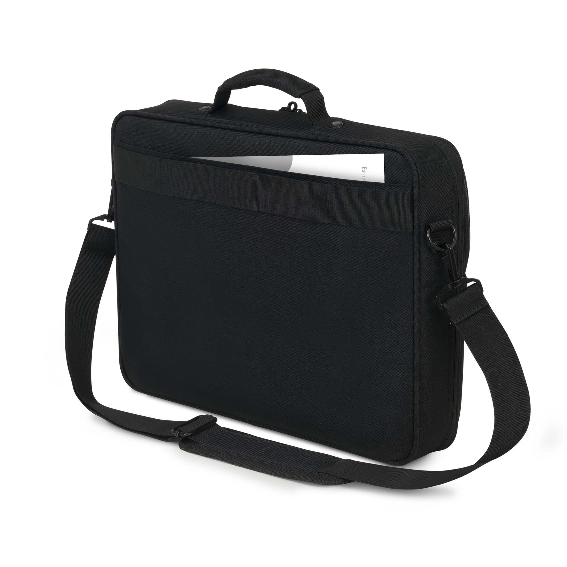 DICOTA Notebook-Tasche bis 14,1" – Abnehmbarer Schultergurt, Aus Recycelten Materialien – Schwarz