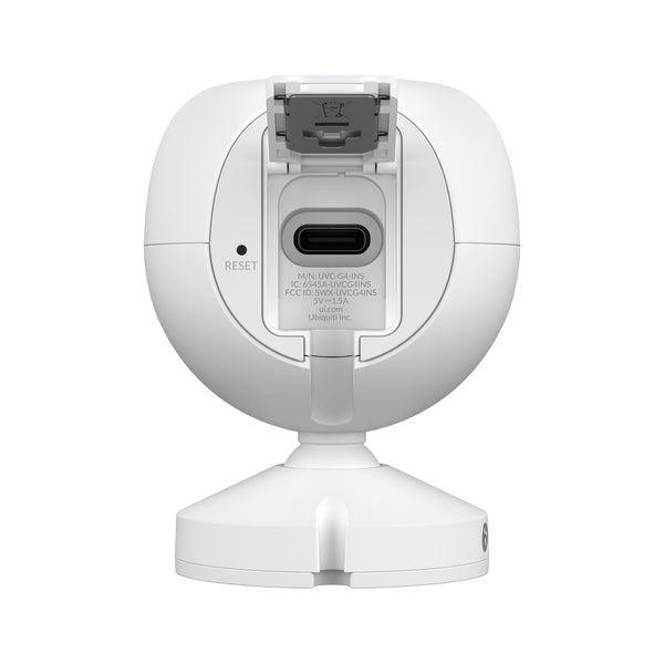 Ubiquiti UVC-G4-INS – Cube-Kamera, 5 MP, 2,8 mm Fixlinse, Aussen, WLAN, IPX5, Weiss