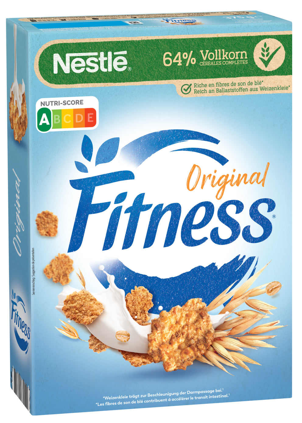 Nestle Nestlé Fitness Cerealien Natur – Vollkorn – 375 g