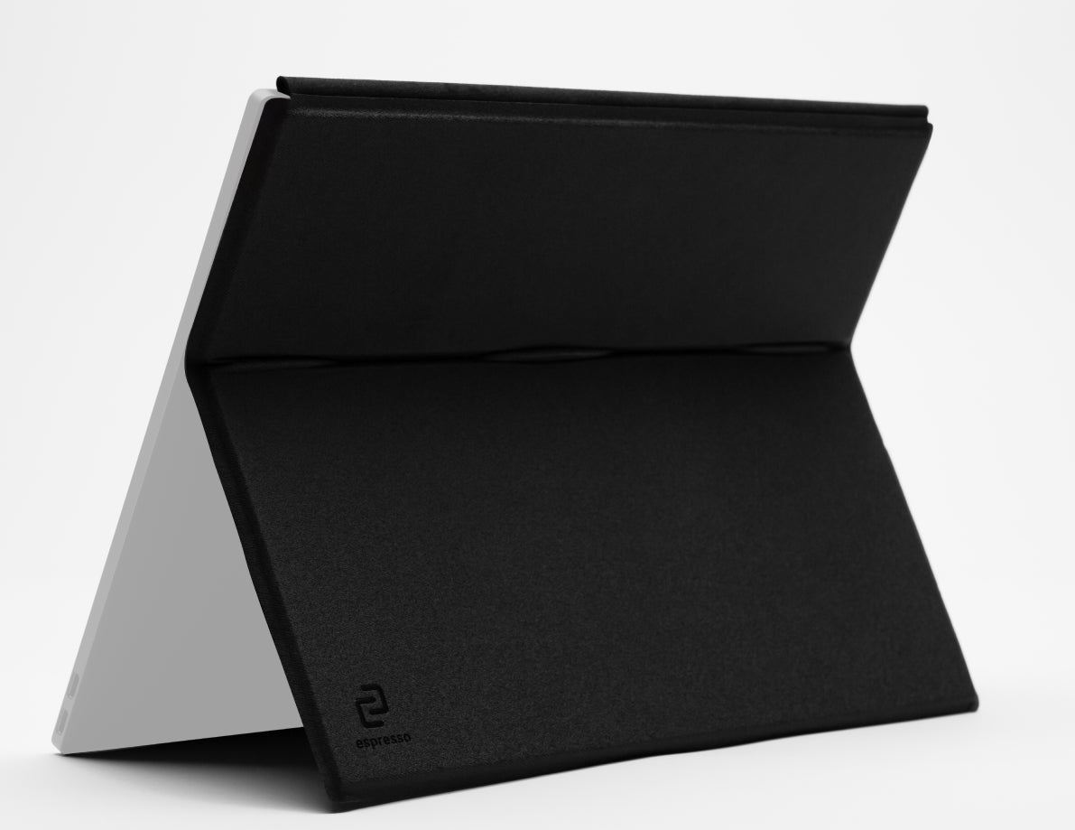 Espresso Displays Notebook-Schutzhülle für espresso 15" Display – Mikrofaser, Magnetverschluss – Schwarz