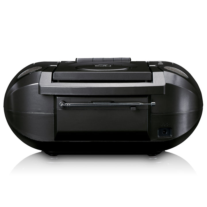 Lenco SCD-6900 – CD-Boombox, DAB+/UKW, Bluetooth, Kassette, USB, AUX – Schwarz