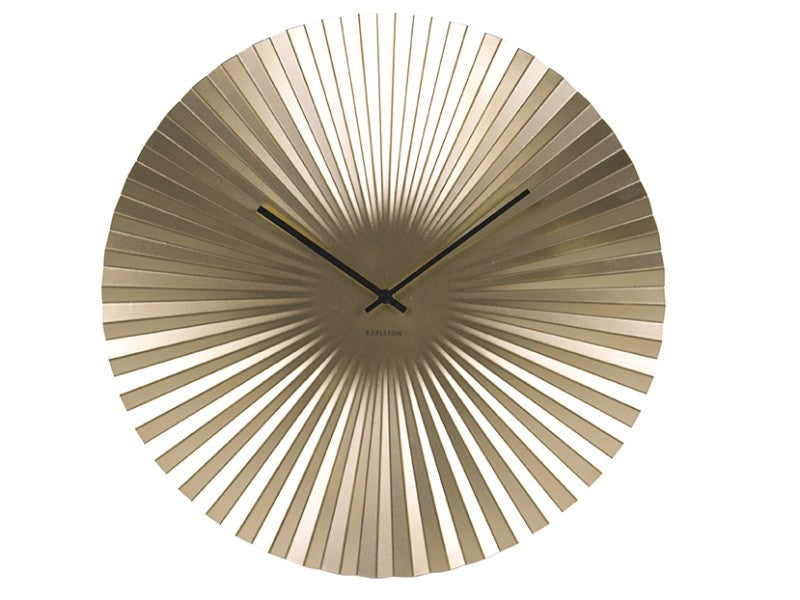 Karlsson Wanduhr Sensu XL – Wandmontage, Gold
