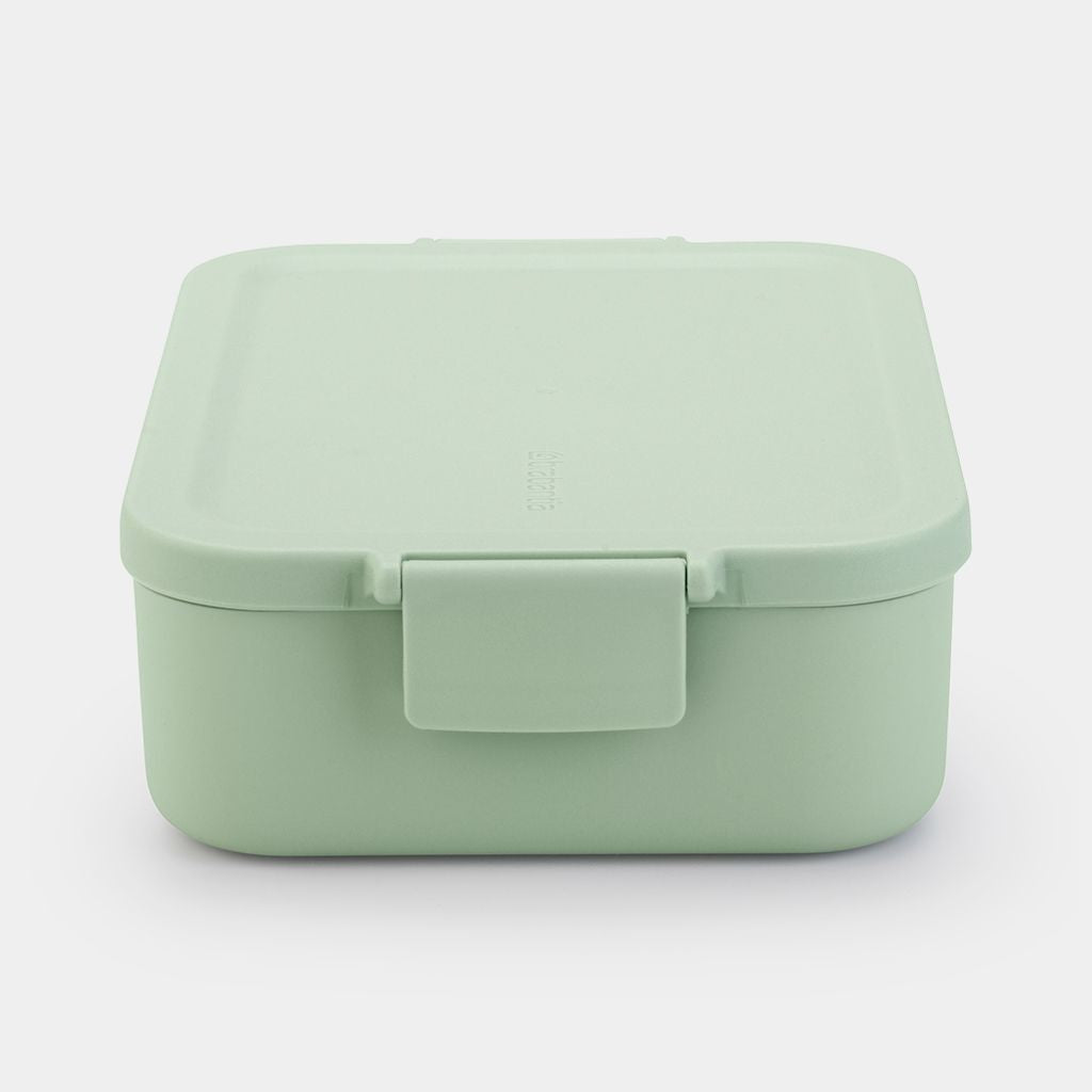 Brabantia Make & Take – Lunchbox 1,1 l, 20 × 13,5 × 5,5 cm, Kunststoff (recycelt), Hellgrün