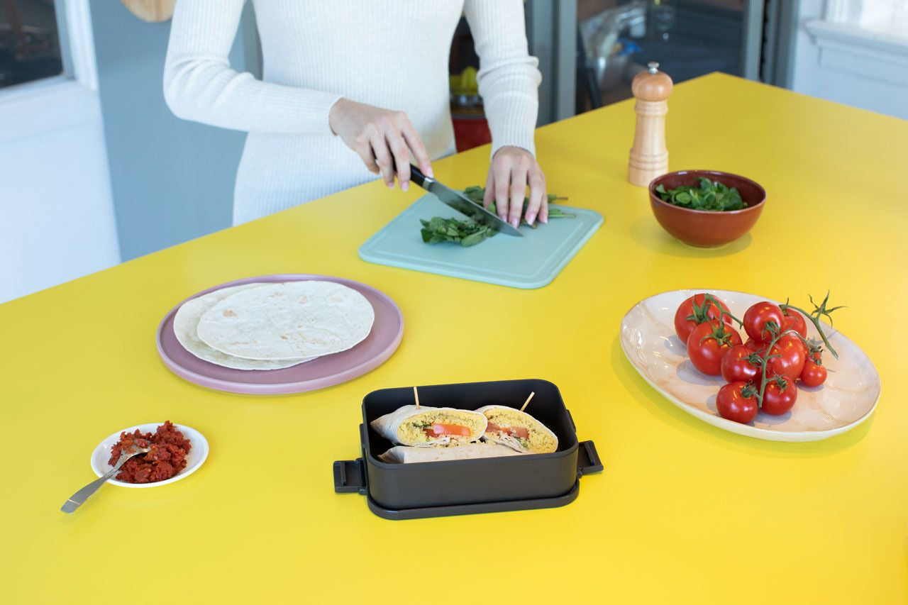 Brabantia Lunchbox Make & Take – 1,1 l – dunkelgrau – Recycling-Kunststoff – 1 Stk.