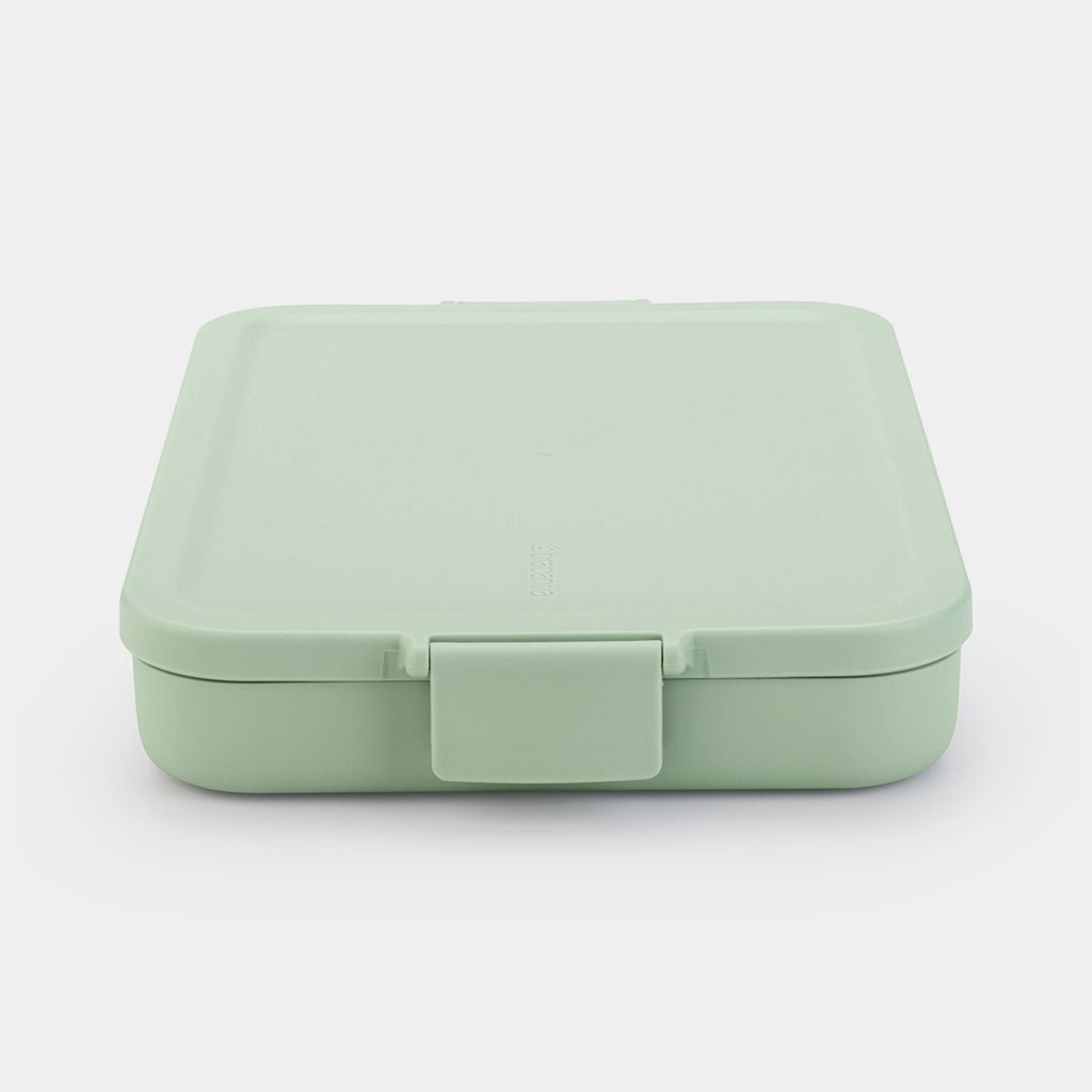 Brabantia Make & Take – Lunchbox 1,1 l, 25,5 × 16,6 × 3,7 cm, Kunststoff, Jade