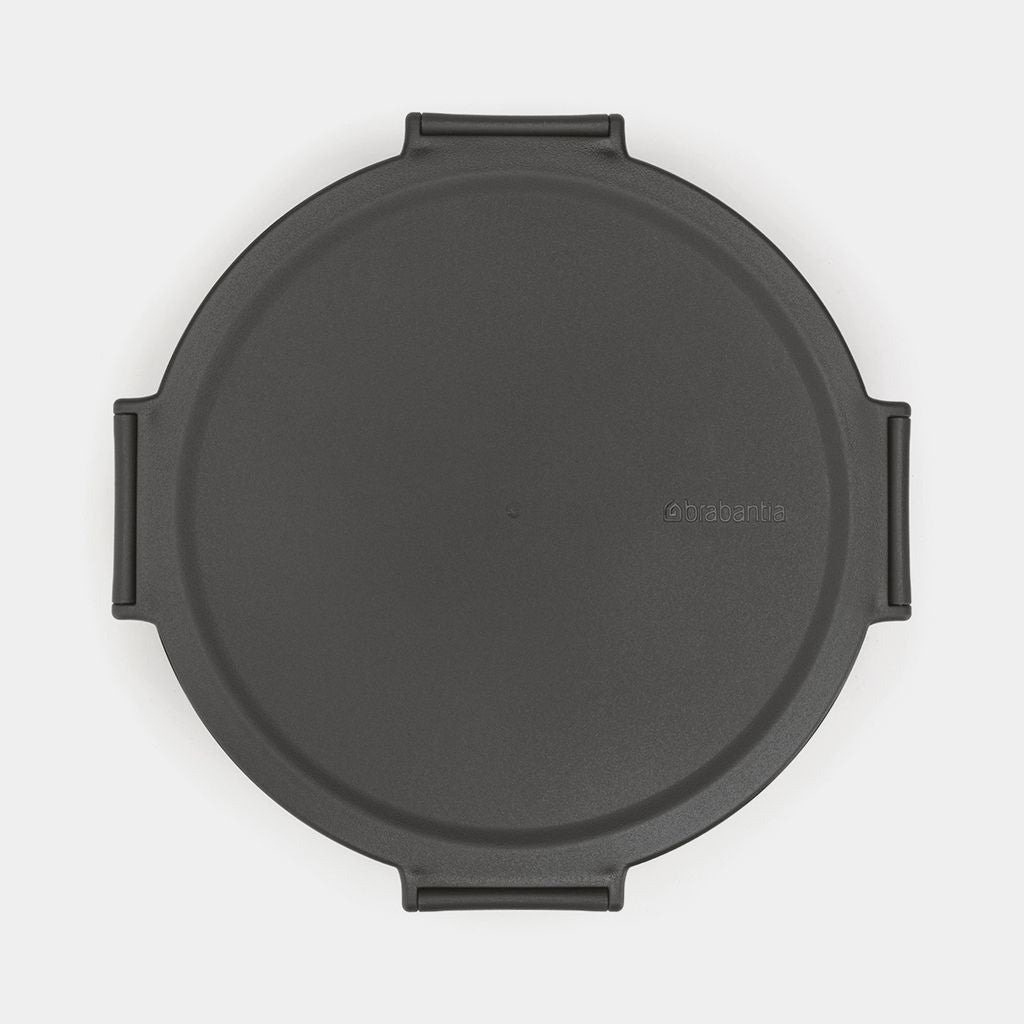 Brabantia Make & Take – Lunchbox 1 l, Ø 21,5 × 6 cm, Kunststoff, Dunkelgrau