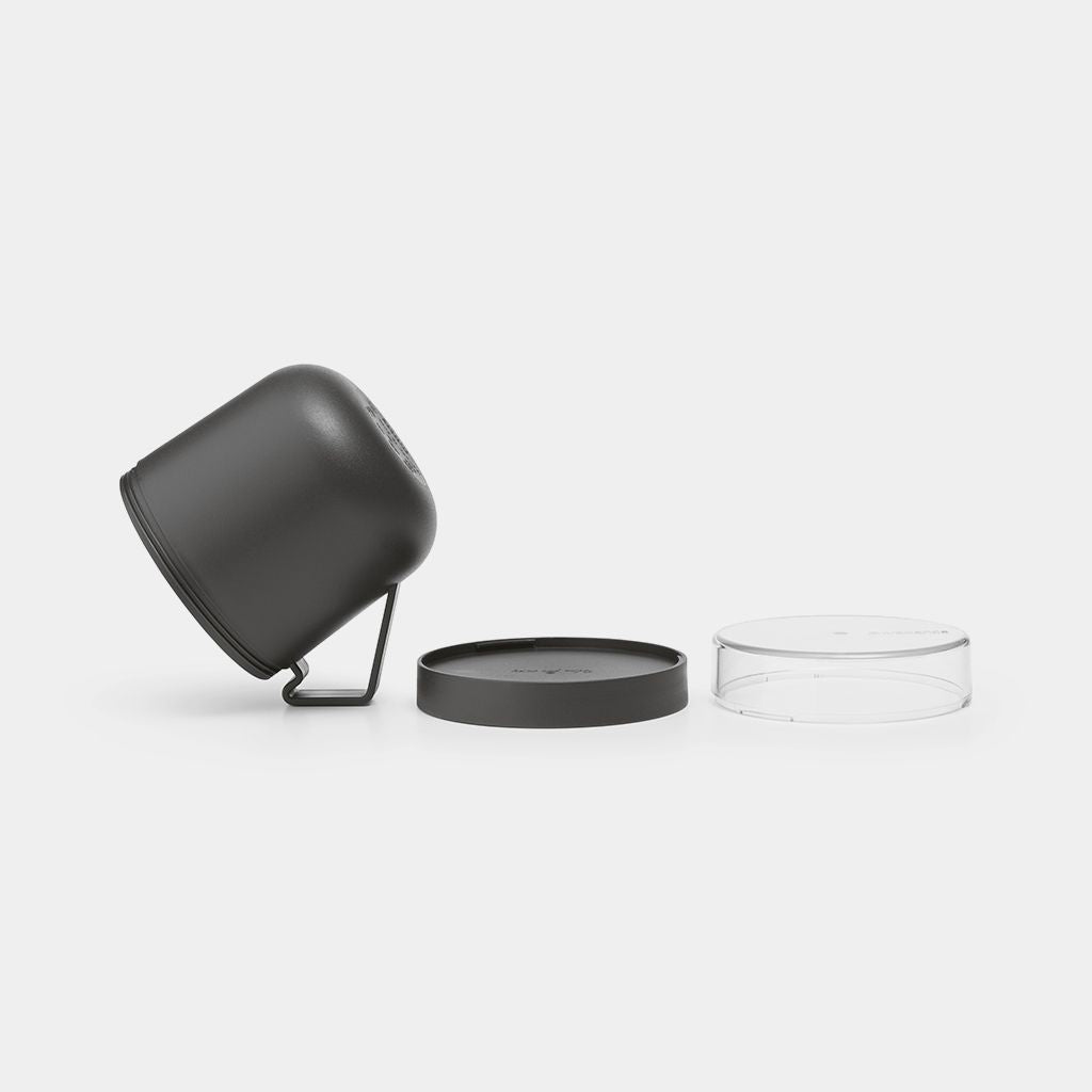 Brabantia Suppentasse Make & Take – 600 ml, Ø 11,0 cm, H 13,0 cm, Kunststoff, mit Deckel, auslaufsicher
