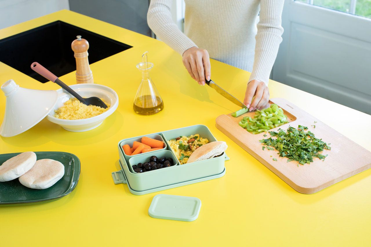 Brabantia Make & Take – Lunchbox 2 l, 25,5 × 16,7 × 6,2 cm, Kunststoff, Hellgrün